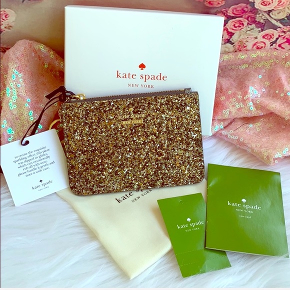 kate spade Handbags - 🆕♠️Kate Spade NY Glitter Bitsy Wallet